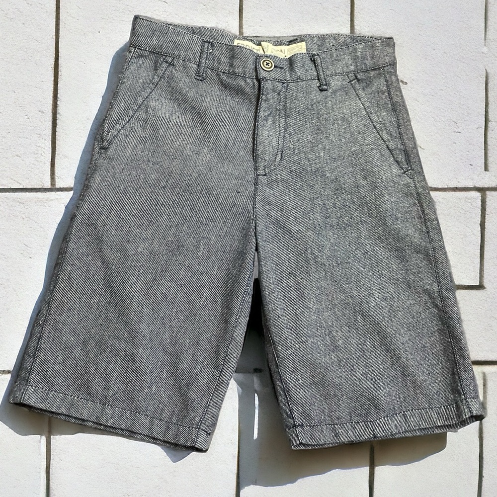 Distortion Boys Dark Slate Blue Dress Shorts Size 10